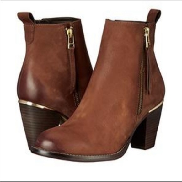 Steve Madden Shoes - Steve Madden Wantagh women brown ankle leather boots